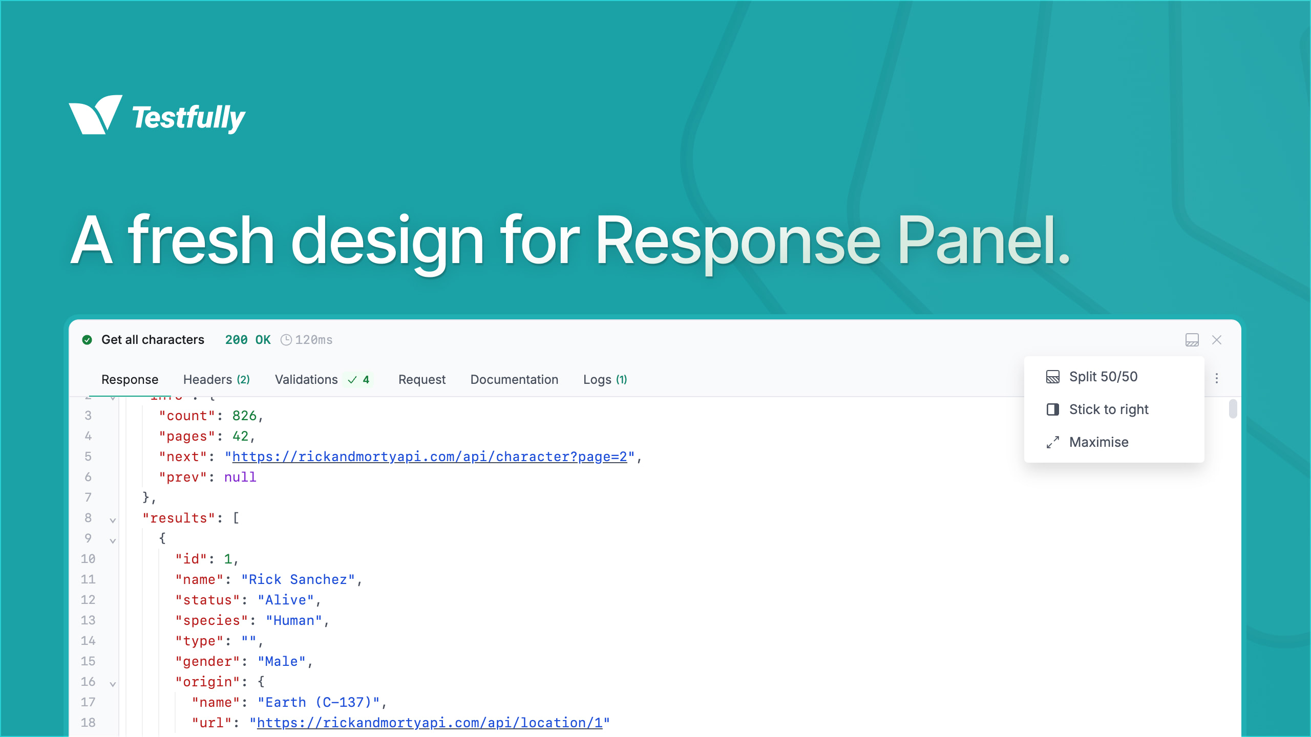 Testfully Response Panel V2